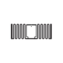 Tkana etykieta RFID UHF OS4015-U8 do odzieży – chip NXP UCODE (40x15 mm)