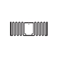 Tkana etykieta RFID UHF OS4015-U8 do odzieży – chip NXP UCODE (40x15 mm)