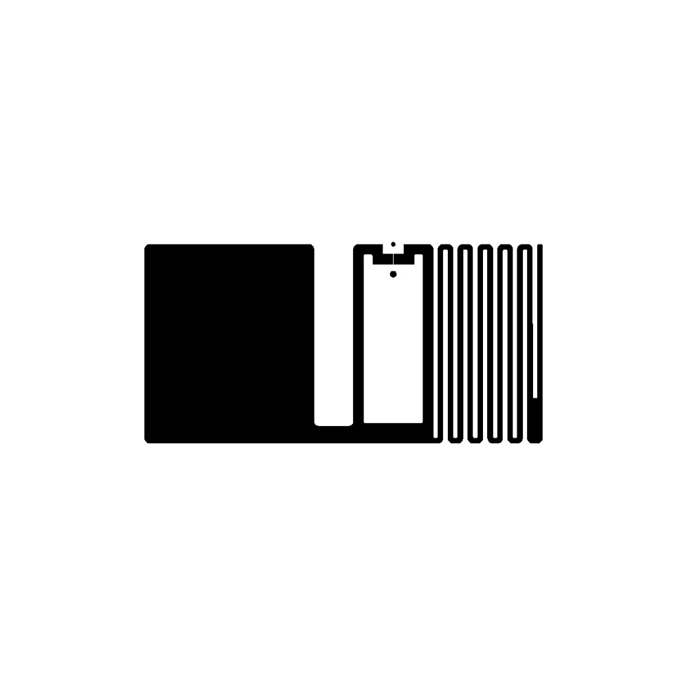Etykieta flagowa RFID UHF OS2040-U8 – medycyna, farmacja, handel detaliczny (55x30 mm, NXP UCODE)