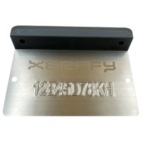 Xerafy XPLATE Stainless Steel – Wytrzymały tag RFID z tabliczką ze stali nierdzewnej