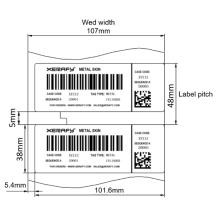 Xerafy Metal Skin® Mercury – Największe drukowalne etykiety RFID na metal i plastik