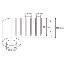 Xerafy Metal Skin® Mercury 95 Max – Wytrzymałe etykiety RFID na metal z zasięgiem do 16 m